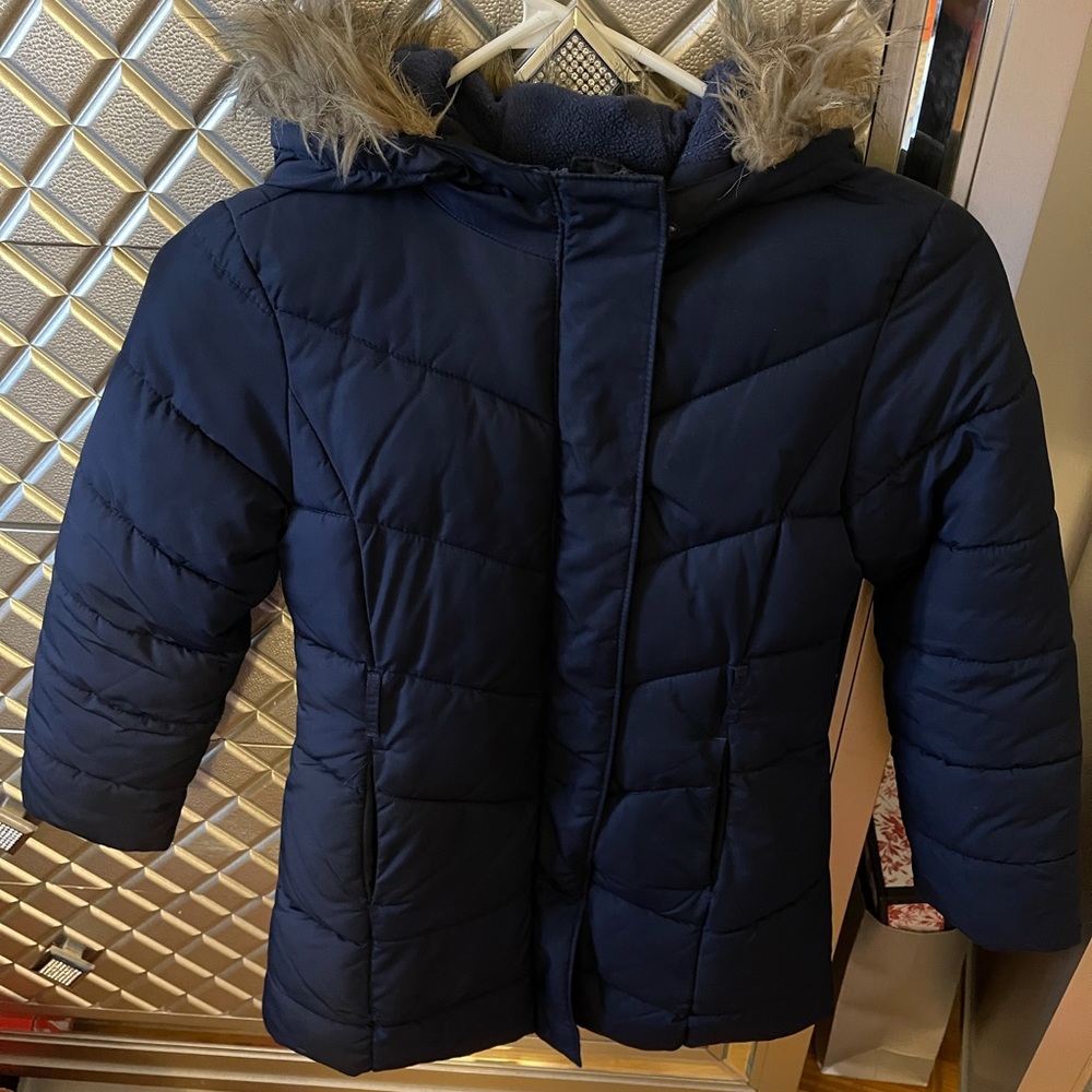 Girl’s Navy blue puffer Jacket